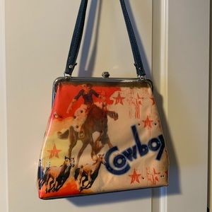 Vintage rockabilly western purse